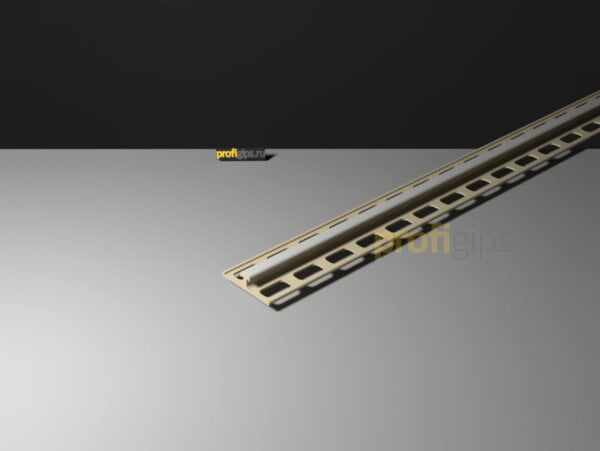 Профиль маячковый 6 мм "рельсообразный" ПВХ  длина 3 метра ИДЕАЛ